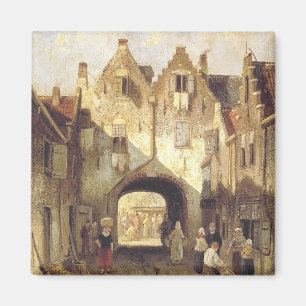 Das alte Tor von Charles Leickert Magnet