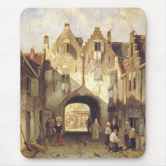 Das alte Tor von Charles Leickert Mousepad (Vorne)