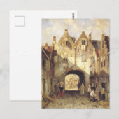 Das alte Tor von Charles Leickert Postkarte (Vorne/Hinten)