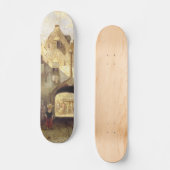Das alte Tor von Charles Leickert Skateboard (Vorderseite)