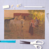 Das alte Tor von Edward Stott Seidenpapier (Handwerk)