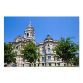 Das alte Vanderburgh-Landkreis-Courthouse Fotodruck
