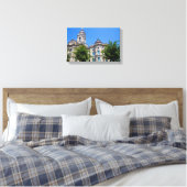 Das alte Vanderburgh-Landkreis-Courthouse Leinwanddruck (Insitu (Schlafzimmer))