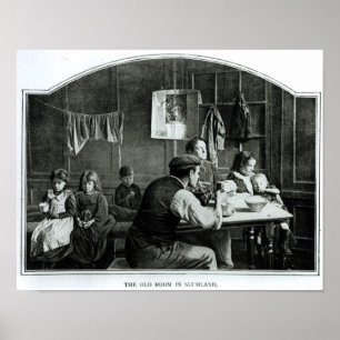 Das alte Zimmer in Slumland Poster