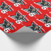 Das Alter der Fotos fügt das Sternmuster hinzu Geschenkpapier (Ecke)