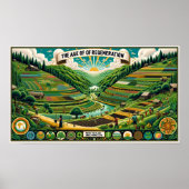 "Das Alter der Regeneration" (2) Permakultur Poster (Vorne)