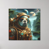 DAS ALTER DES STAHLBULLHUNDES LEINWANDDRUCK (Vorderseite)