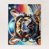 DAS ALTER DES STAHLFRANZÖSISCHEN BULLDOGS 2 PUZZLE (Vertikal)