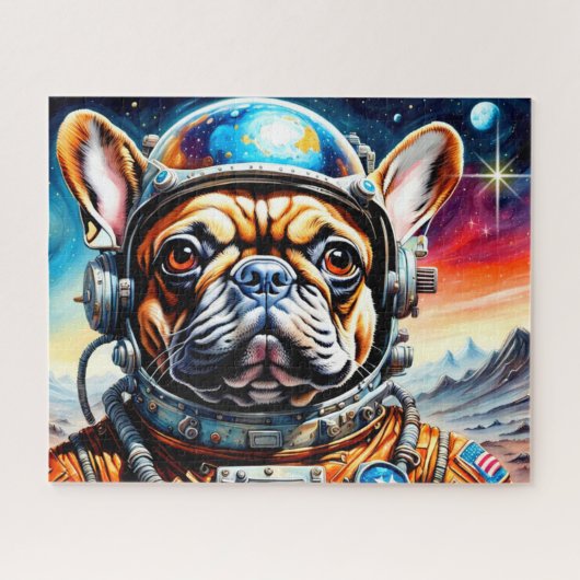DAS ALTER DES STAHLFRANZÖSISCHEN BULLDOGS 2 PUZZLE (Horizontal)