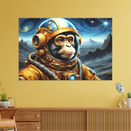 DAS ALTER DES STAHLTAMARIN-MONKEY 5 LEINWANDDRUCK