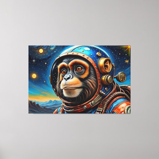 DAS ALTER DES STAHLTAMARIN-MONKEY 6 LEINWANDDRUCK (Vorderseite)