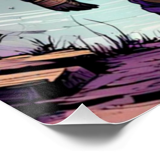 DAS ALTER DES STAHLTAMARIN-MONKEY 7 POSTER (Ecke)