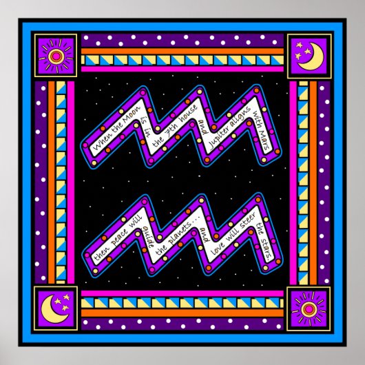 DAS ALTER VON AQUARIUS POSTER (Vorne)