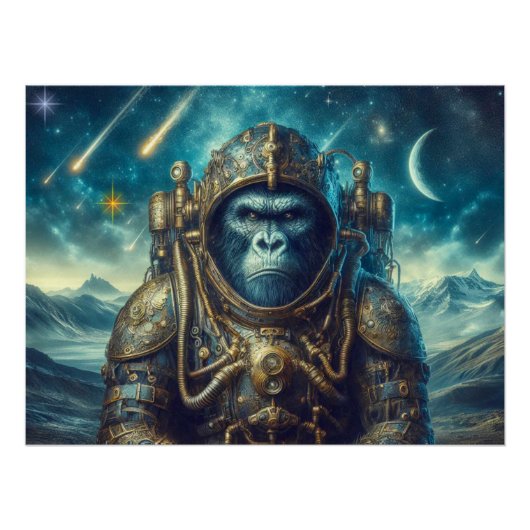 DAS ALTER VON STAHL-GORILLA 8 POSTER (Vorderseite)