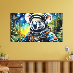 DAS ALTER VON STAHL-KOALA 5 LEINWANDDRUCK