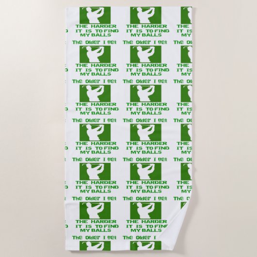 Das ältere Golf-D erhalte ich Badetuch (Vorderseite)