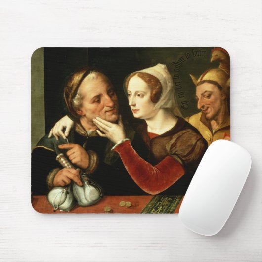 Das ältere man wird, das wütendere man wird mousepad (Mit Mouse)