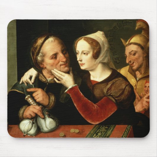 Das ältere man wird, das wütendere man wird mousepad (Vorne)