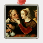 Das ältere man wird, das wütendere man wird silbernes ornament (Vorne)