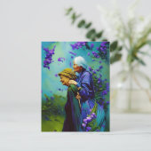 Das ältere Paar Postkarte (Stehend Vorderseite)