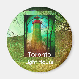 Das älteste Leuchtturm in Toronto Magnet