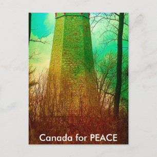 Das älteste Leuchtturm in Toronto Postkarte