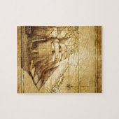 Das älteste Weltkarte-Schiff Puzzle (Horizontal)