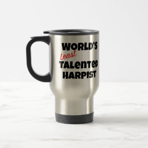 Das am wenigsten talentierte Harpist-Gag-Geschenk Reisebecher