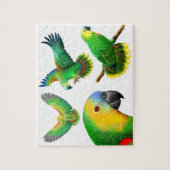 Das Amazonas-Papageien-Puzzlespiel Puzzle (Vertikal)