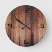 Das Ambiente aus echtem Holz rund um die Uhr (Vorderseite)