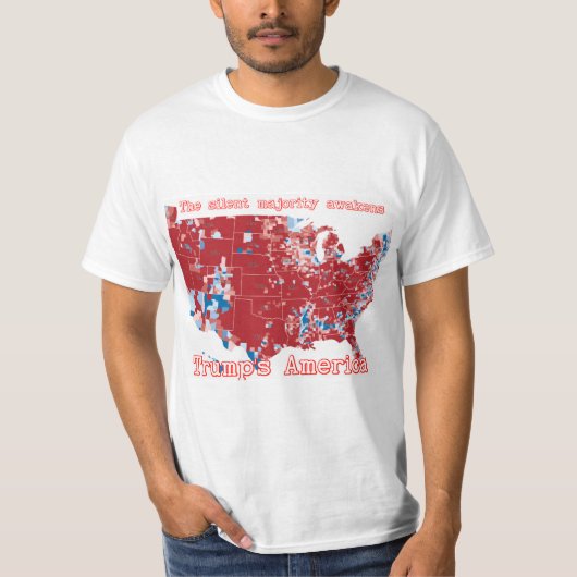 Das Amerika des Trumpfs: Das schweigende Mehrheit T-Shirt (Vorderseite)