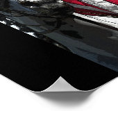 Das amerikanische Arbeitspferd Poster (Ecke)