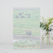 Das amerikanische Bison Briefpapier (Stehend Vorderseite)