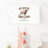 Das amerikanische Bison Buffalo von den flauschige Banner (Insitu)