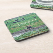 Das amerikanische Bison Getränkeuntersetzer (Linke Seite)