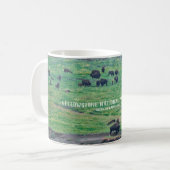 Das amerikanische Bison Kaffeetasse (Vorderseite Links)