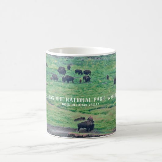 Das amerikanische Bison Kaffeetasse (Mittel)