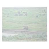 Das amerikanische Bison Notizblock (Vorderseite)