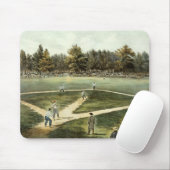 Das amerikanische nationale Spiel des Baseballs Mousepad (Mit Mouse)