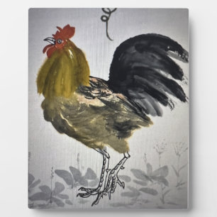 Das amerikanische Rooster Fotoplatte