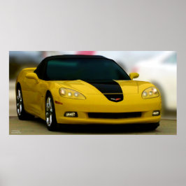 DAS AMERIKANISCHE SPORTAUTO: CORVETTE POSTER