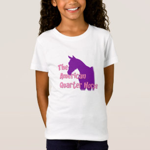 Das amerikanische Viertelpferdemädchen-T-Shirt T-Shirt