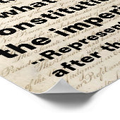 Das amerikanische Volk zwingt den Kongress zum Pro Poster (Ecke)