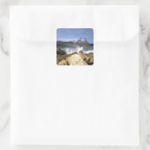 Das Amphibienschiff USS Kearsarge Quadratischer Aufkleber (Tasche)