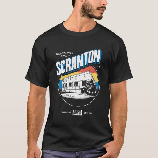 Das Amt begrüßt Scranton T-Shirt (Vorderseite)