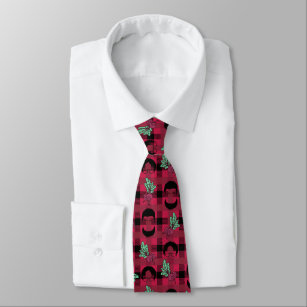 Das Amt   Kariertes Muster für Dwight & Mose Beet Krawatte