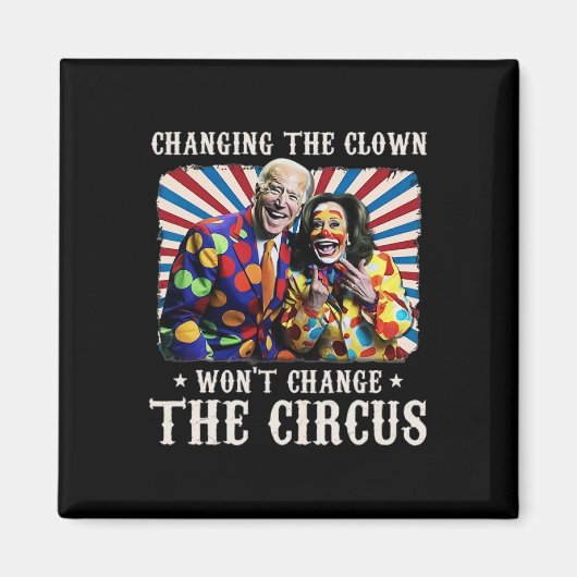 Das Ändern des Clowns ändert den Circus Kamala nic Magnet (Vorne)