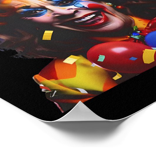 Das Ändern des Clowns ändert den Circus Kamala nic Poster (Ecke)