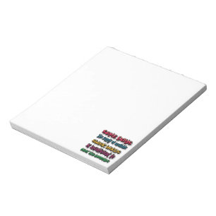 Das Angebot an verfügbaren Swear-Wörtern reicht ni Notizblock