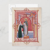 Das Angebot der Abbess Hilda Postkarte (Vorne/Hinten)